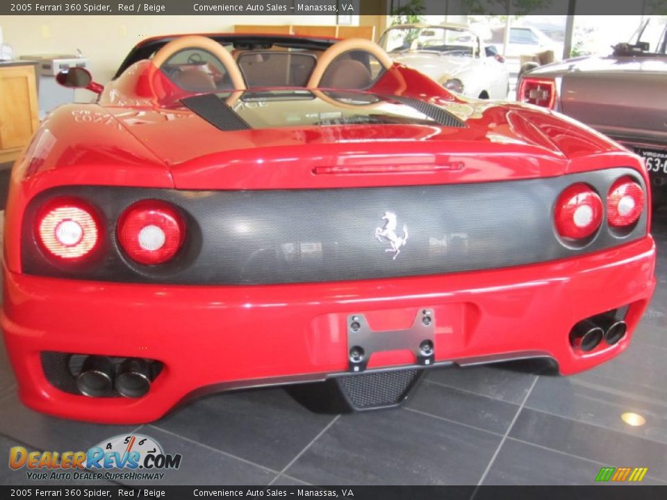 2005 Ferrari 360 Spider Red / Beige Photo #31
