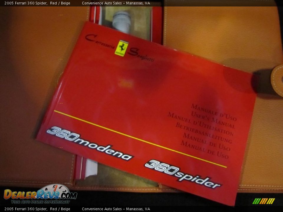 Books/Manuals of 2005 Ferrari 360 Spider Photo #36