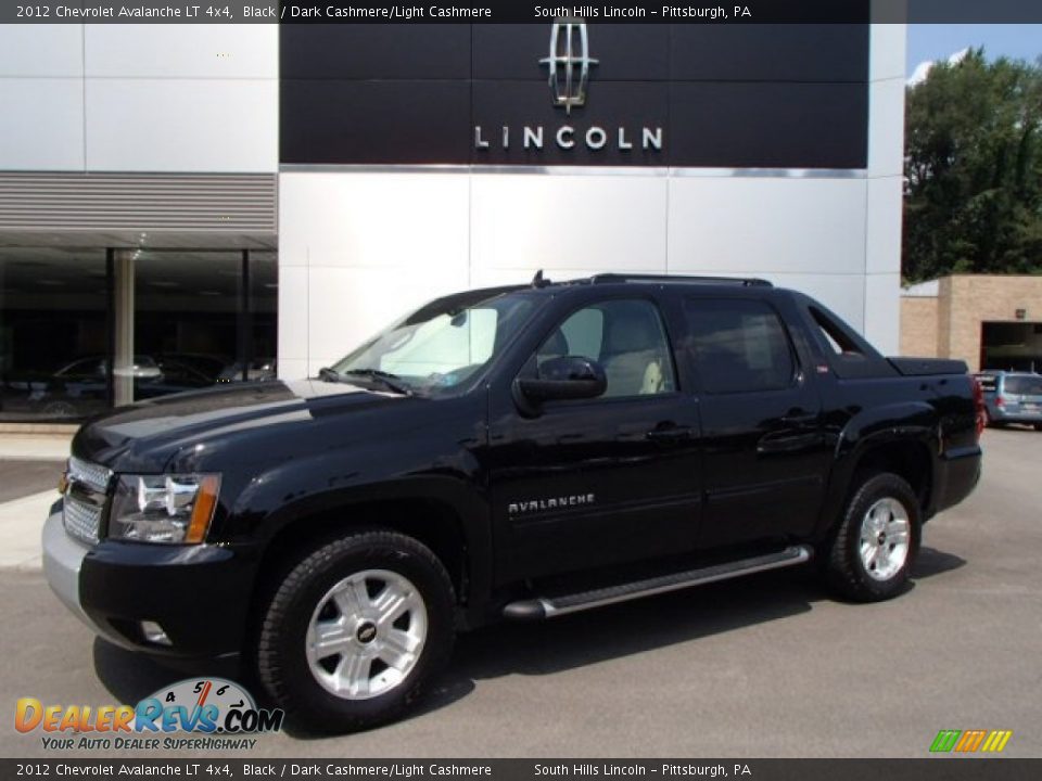 2012 Chevrolet Avalanche LT 4x4 Black / Dark Cashmere/Light Cashmere Photo #1