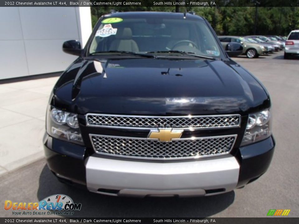 2012 Chevrolet Avalanche LT 4x4 Black / Dark Cashmere/Light Cashmere Photo #2