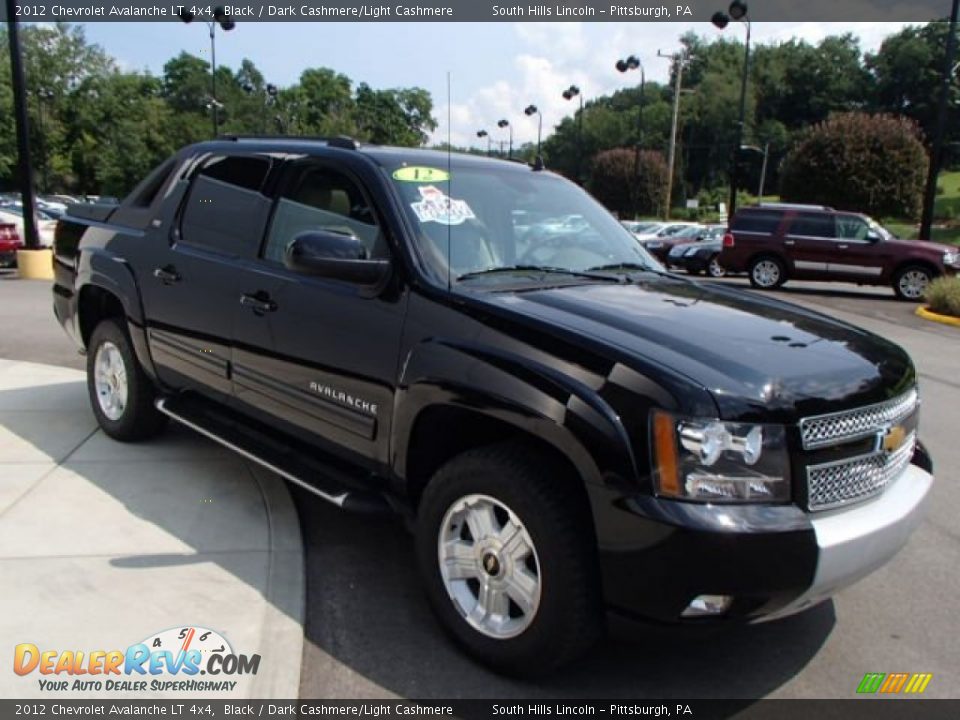 2012 Chevrolet Avalanche LT 4x4 Black / Dark Cashmere/Light Cashmere Photo #3