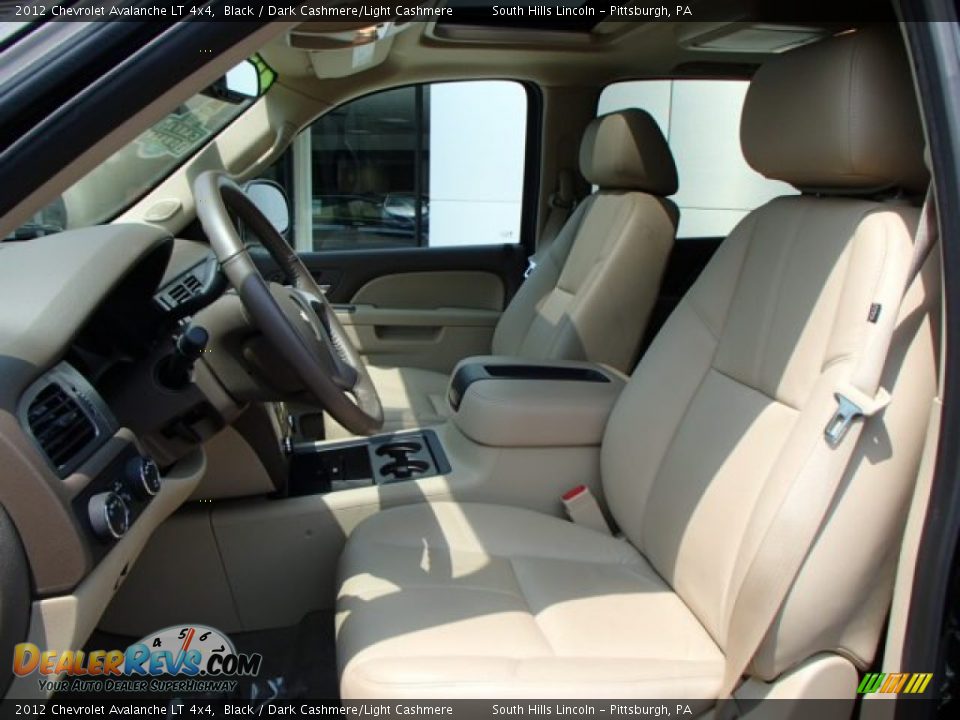 2012 Chevrolet Avalanche LT 4x4 Black / Dark Cashmere/Light Cashmere Photo #10