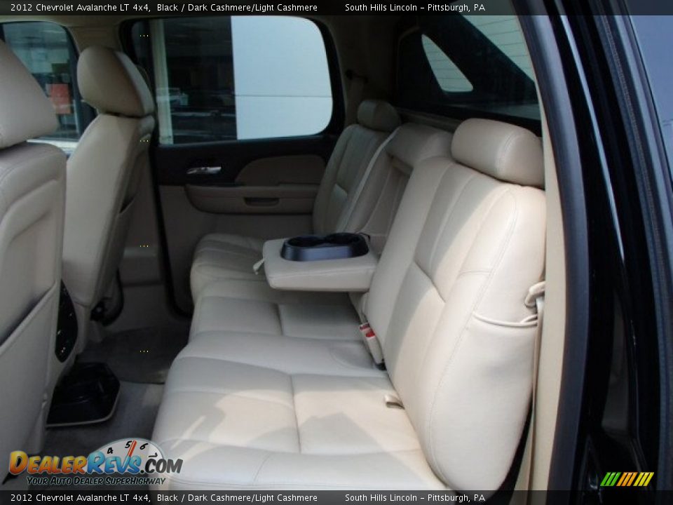 2012 Chevrolet Avalanche LT 4x4 Black / Dark Cashmere/Light Cashmere Photo #12