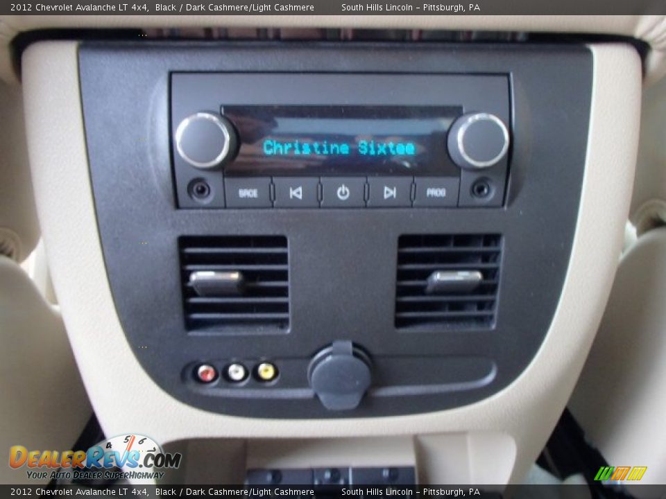 2012 Chevrolet Avalanche LT 4x4 Black / Dark Cashmere/Light Cashmere Photo #16