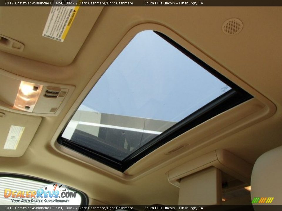 2012 Chevrolet Avalanche LT 4x4 Black / Dark Cashmere/Light Cashmere Photo #19