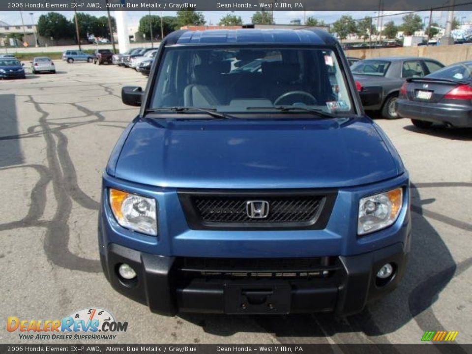 2006 Honda Element EX-P AWD Atomic Blue Metallic / Gray/Blue Photo #2