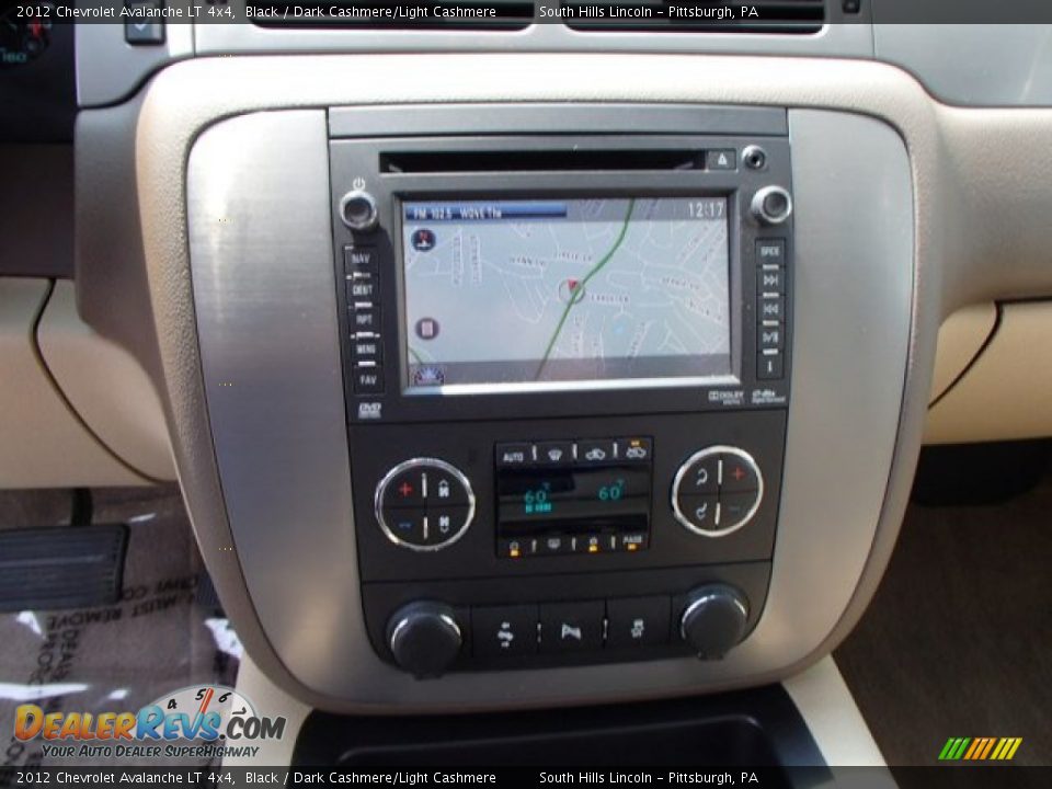 2012 Chevrolet Avalanche LT 4x4 Black / Dark Cashmere/Light Cashmere Photo #22