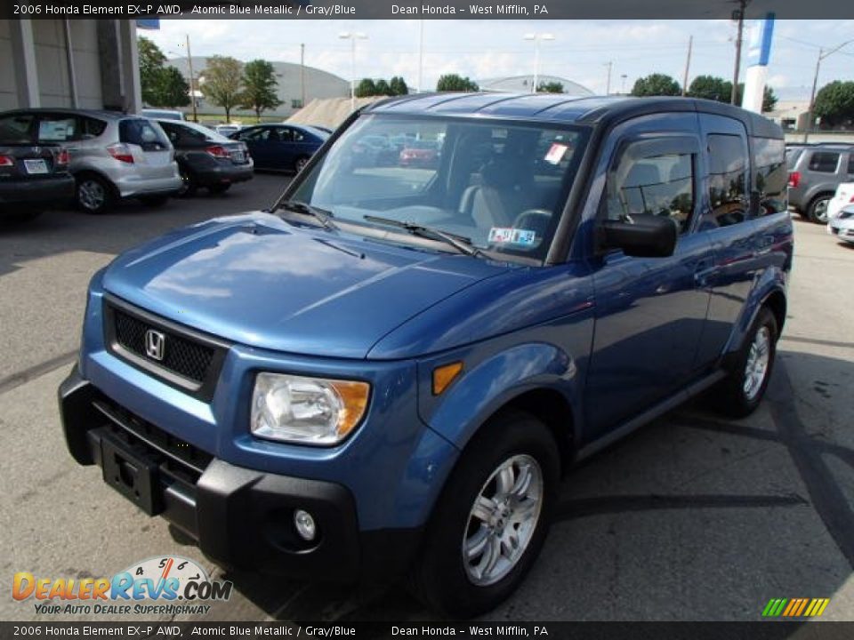 2006 Honda Element EX-P AWD Atomic Blue Metallic / Gray/Blue Photo #3