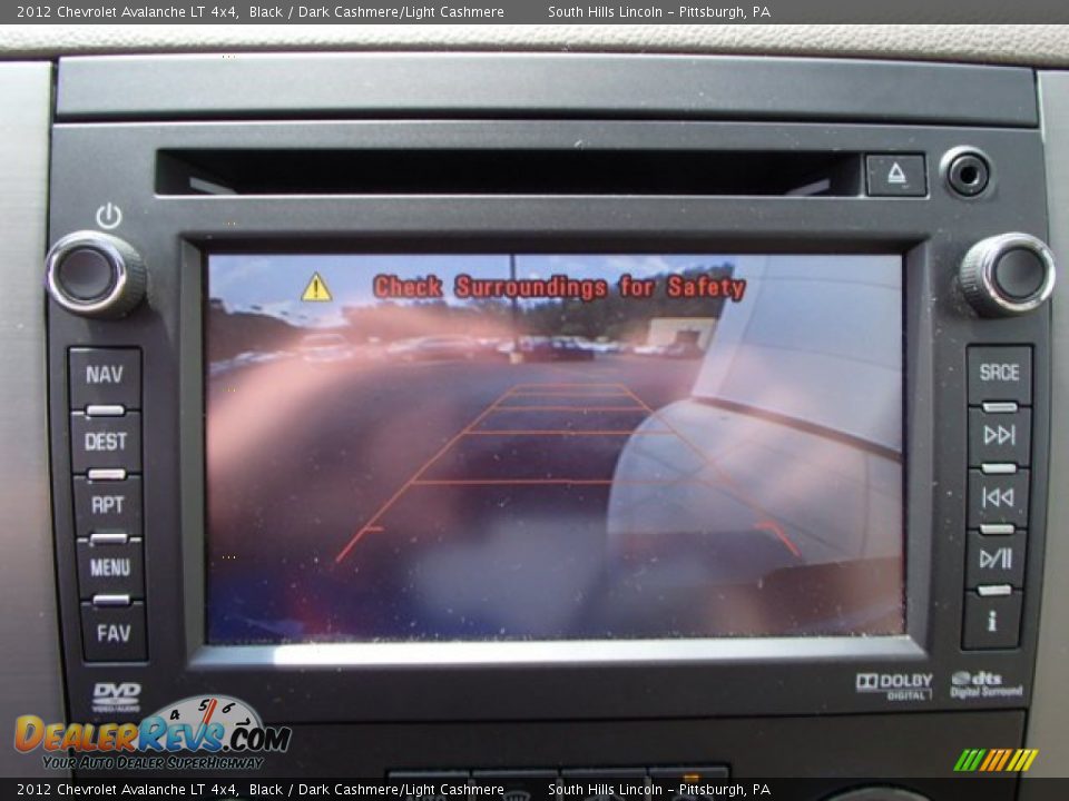 2012 Chevrolet Avalanche LT 4x4 Black / Dark Cashmere/Light Cashmere Photo #23