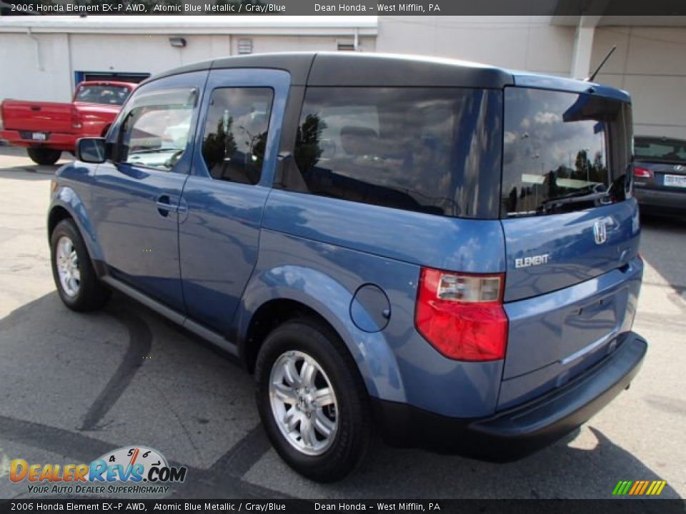 2006 Honda Element EX-P AWD Atomic Blue Metallic / Gray/Blue Photo #5