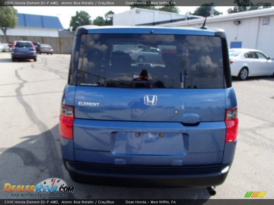 2006 Honda Element EX-P AWD Atomic Blue Metallic / Gray/Blue Photo #6