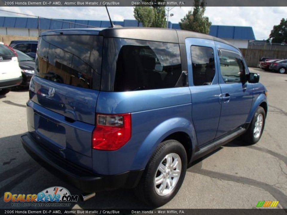 2006 Honda Element EX-P AWD Atomic Blue Metallic / Gray/Blue Photo #7