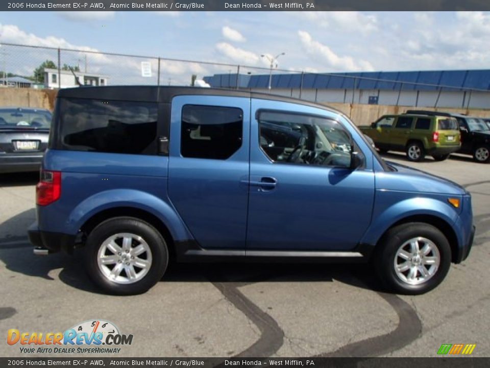 2006 Honda Element EX-P AWD Atomic Blue Metallic / Gray/Blue Photo #8