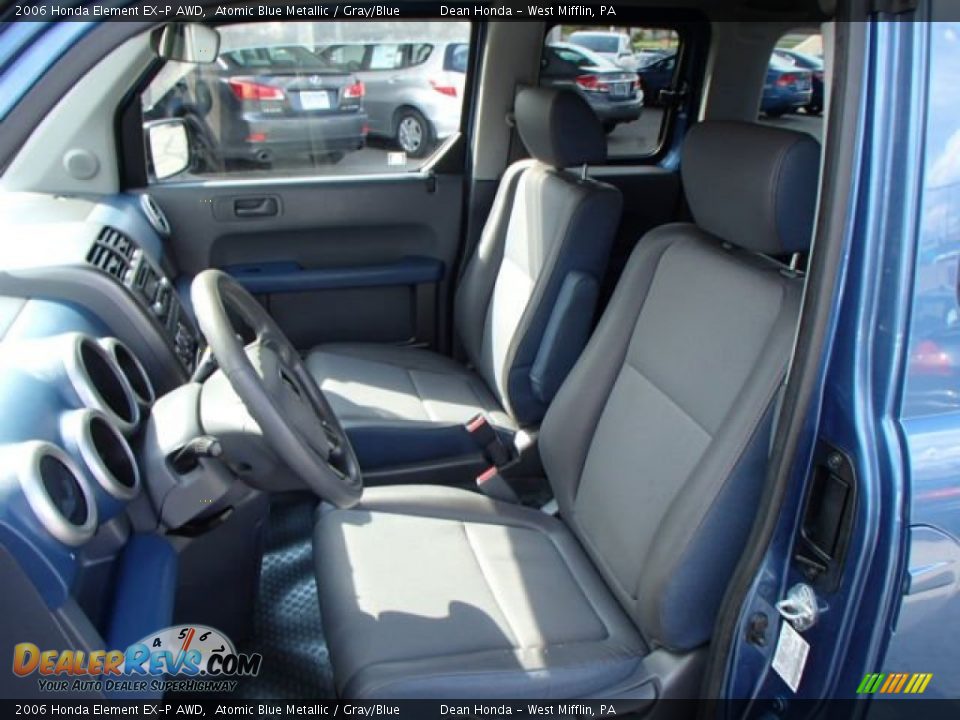 2006 Honda Element EX-P AWD Atomic Blue Metallic / Gray/Blue Photo #10