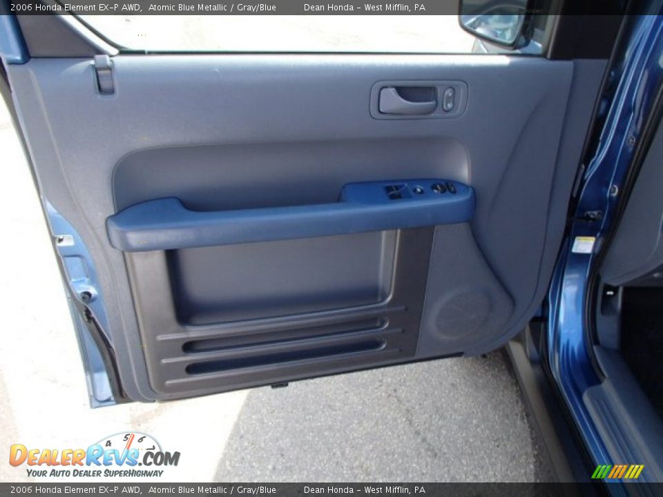 2006 Honda Element EX-P AWD Atomic Blue Metallic / Gray/Blue Photo #11