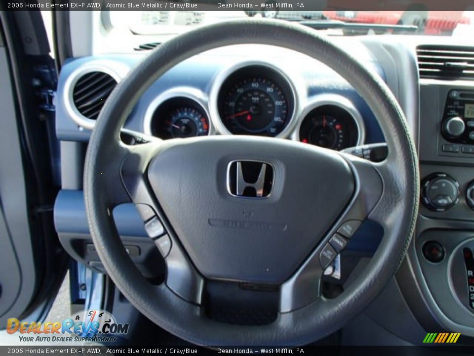 2006 Honda Element EX-P AWD Atomic Blue Metallic / Gray/Blue Photo #17