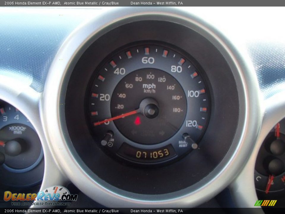 2006 Honda Element EX-P AWD Atomic Blue Metallic / Gray/Blue Photo #19
