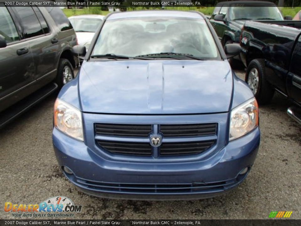 2007 Dodge Caliber SXT Marine Blue Pearl / Pastel Slate Gray Photo #2