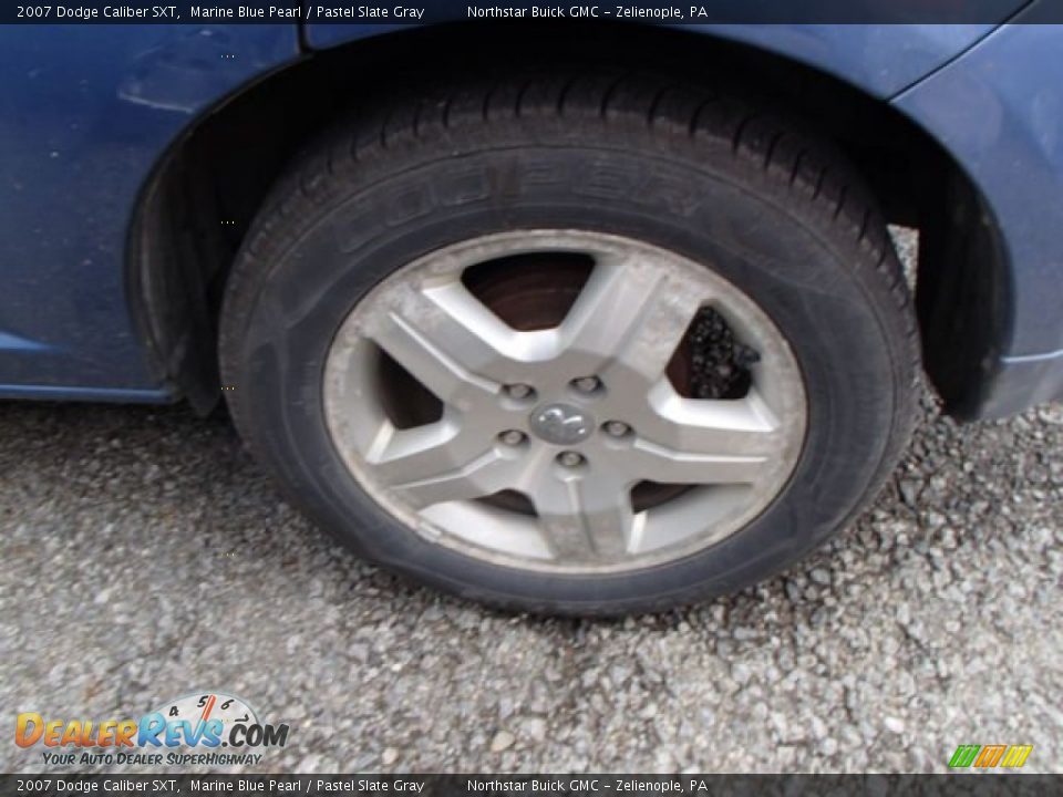 2007 Dodge Caliber SXT Marine Blue Pearl / Pastel Slate Gray Photo #7