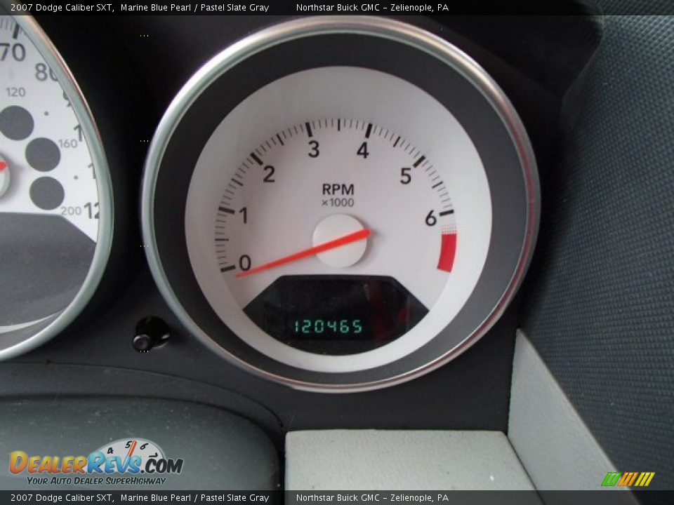 2007 Dodge Caliber SXT Marine Blue Pearl / Pastel Slate Gray Photo #14