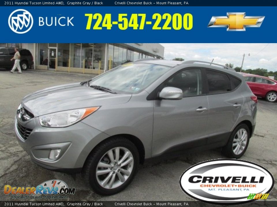2011 Hyundai Tucson Limited AWD Graphite Gray / Black Photo #1