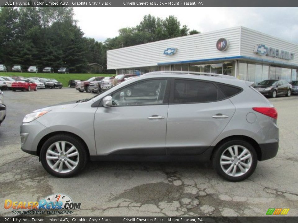 2011 Hyundai Tucson Limited AWD Graphite Gray / Black Photo #2