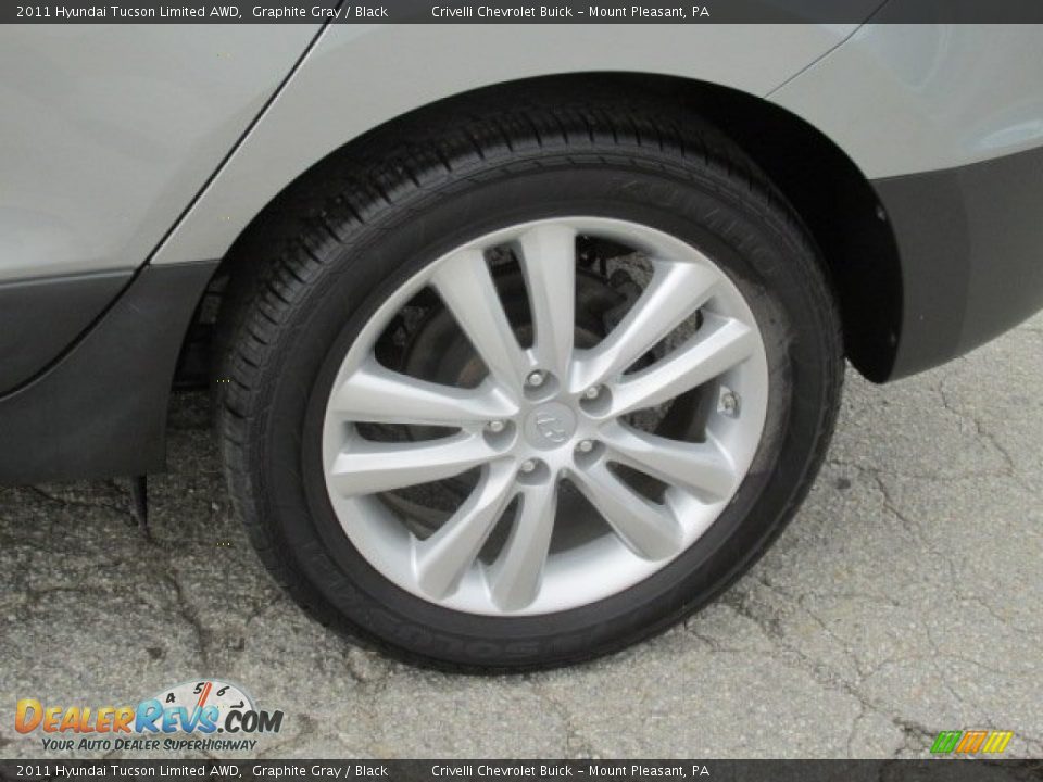 2011 Hyundai Tucson Limited AWD Graphite Gray / Black Photo #3