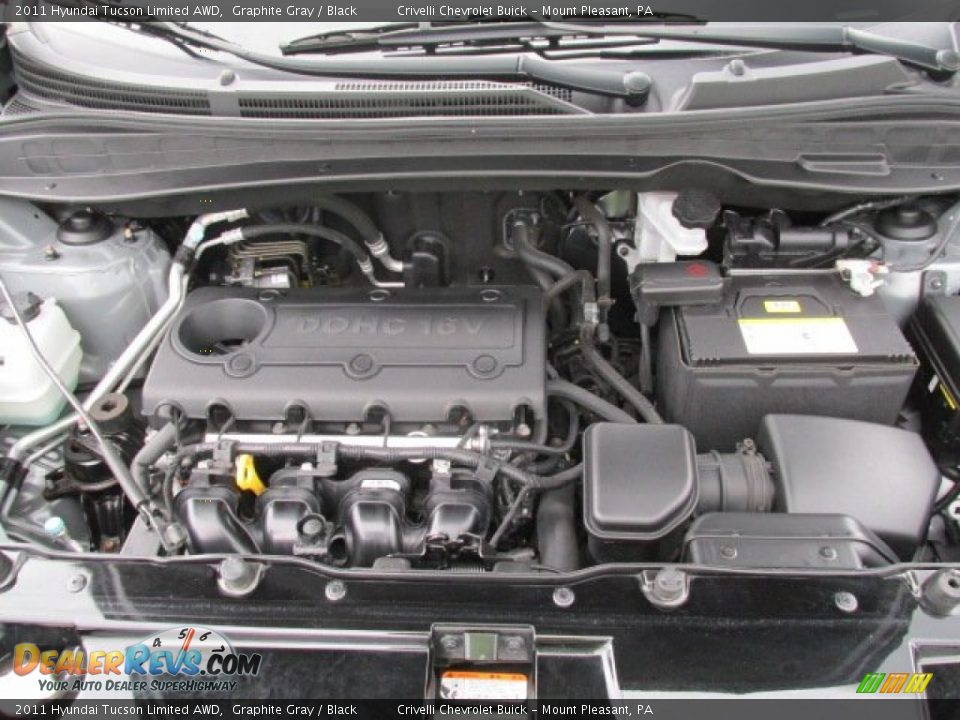 2011 Hyundai Tucson Limited AWD Graphite Gray / Black Photo #11
