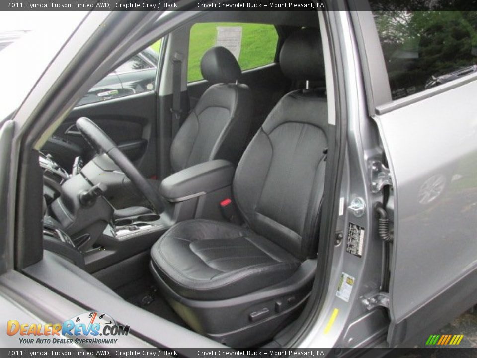 2011 Hyundai Tucson Limited AWD Graphite Gray / Black Photo #12