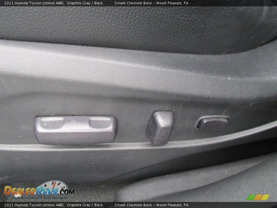 2011 Hyundai Tucson Limited AWD Graphite Gray / Black Photo #15