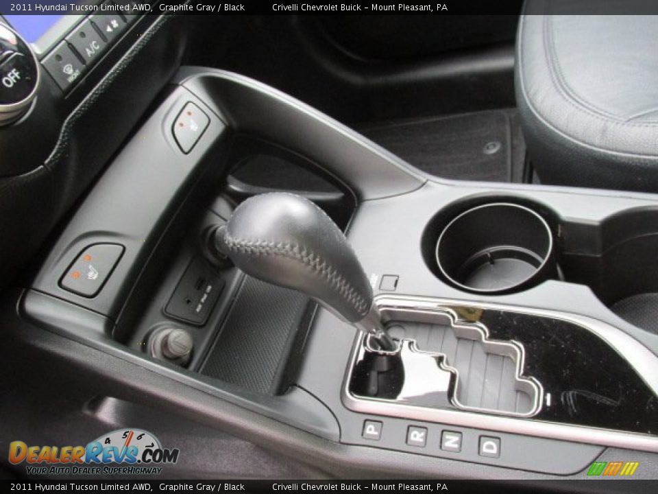 2011 Hyundai Tucson Limited AWD Graphite Gray / Black Photo #16