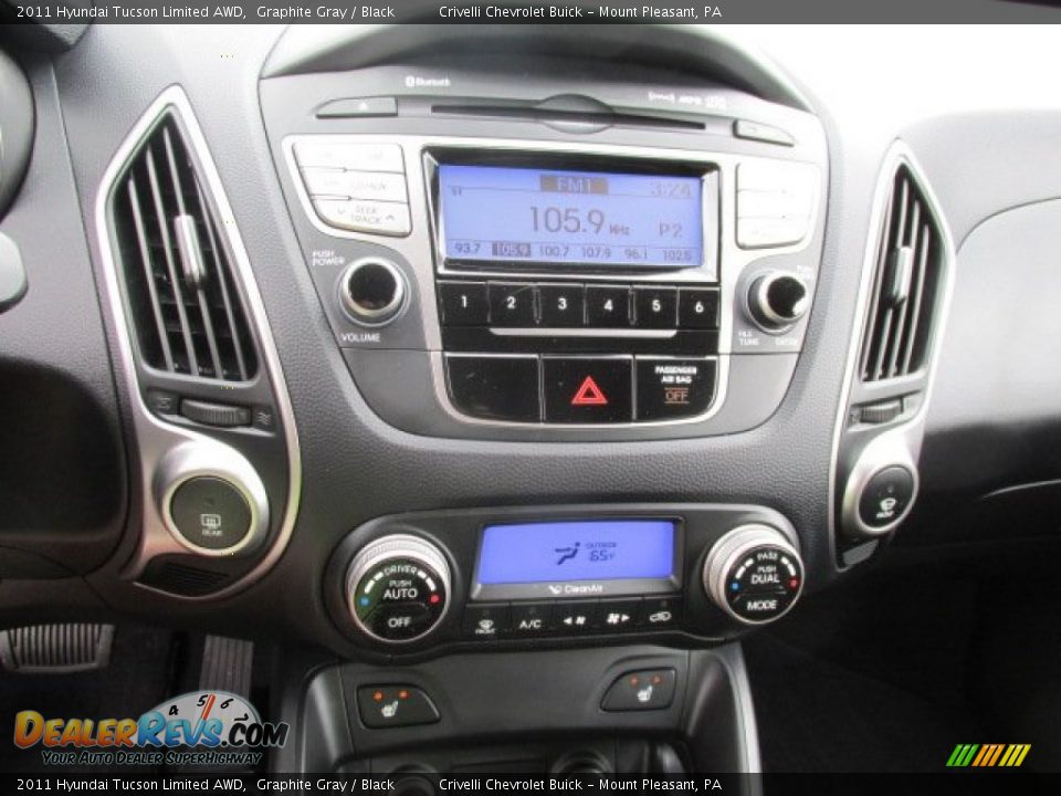 2011 Hyundai Tucson Limited AWD Graphite Gray / Black Photo #17