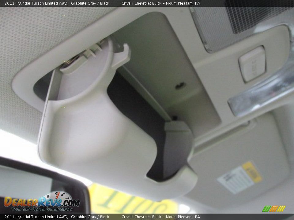 2011 Hyundai Tucson Limited AWD Graphite Gray / Black Photo #23