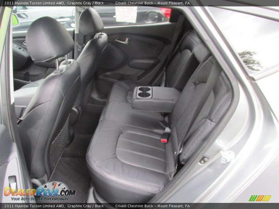 2011 Hyundai Tucson Limited AWD Graphite Gray / Black Photo #24