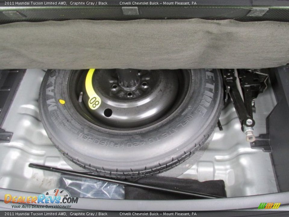 2011 Hyundai Tucson Limited AWD Graphite Gray / Black Photo #27