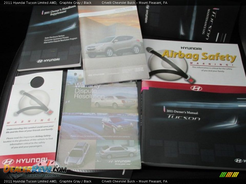 2011 Hyundai Tucson Limited AWD Graphite Gray / Black Photo #29