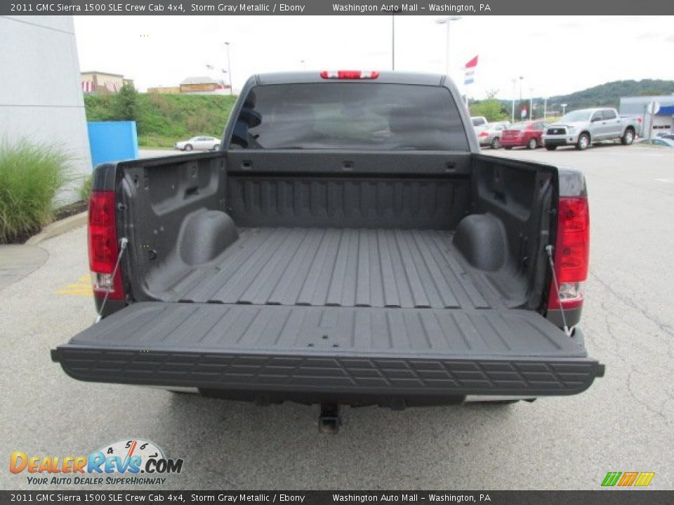 2011 GMC Sierra 1500 SLE Crew Cab 4x4 Storm Gray Metallic / Ebony Photo #10