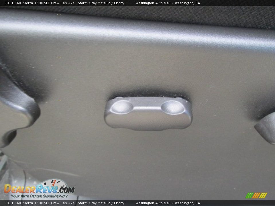 2011 GMC Sierra 1500 SLE Crew Cab 4x4 Storm Gray Metallic / Ebony Photo #14