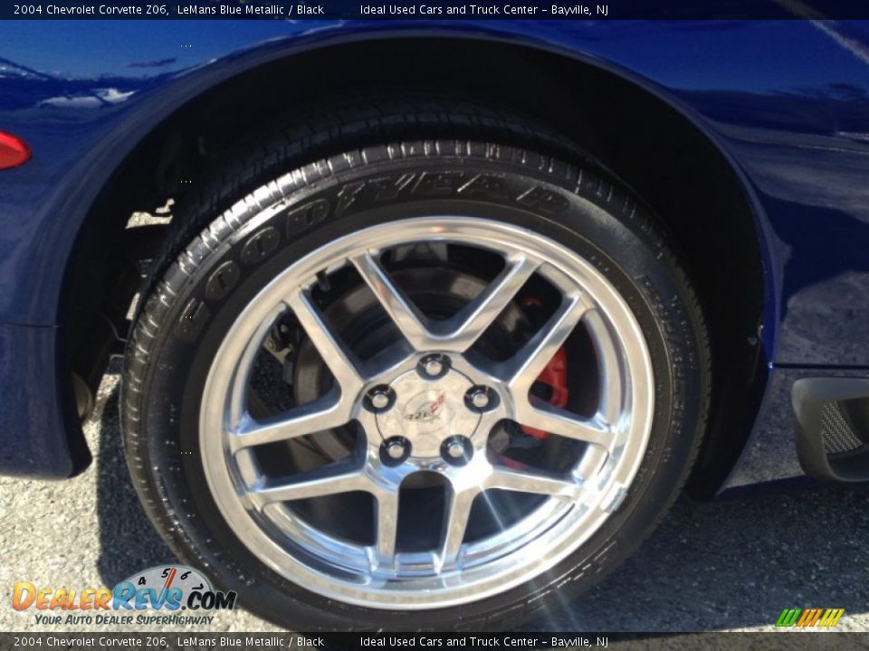 2004 Chevrolet Corvette Z06 LeMans Blue Metallic / Black Photo #12