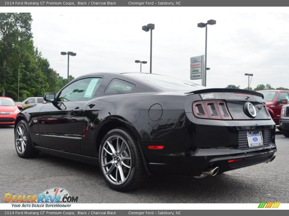 2014 Ford Mustang GT Premium Coupe Black / Charcoal Black Photo #18