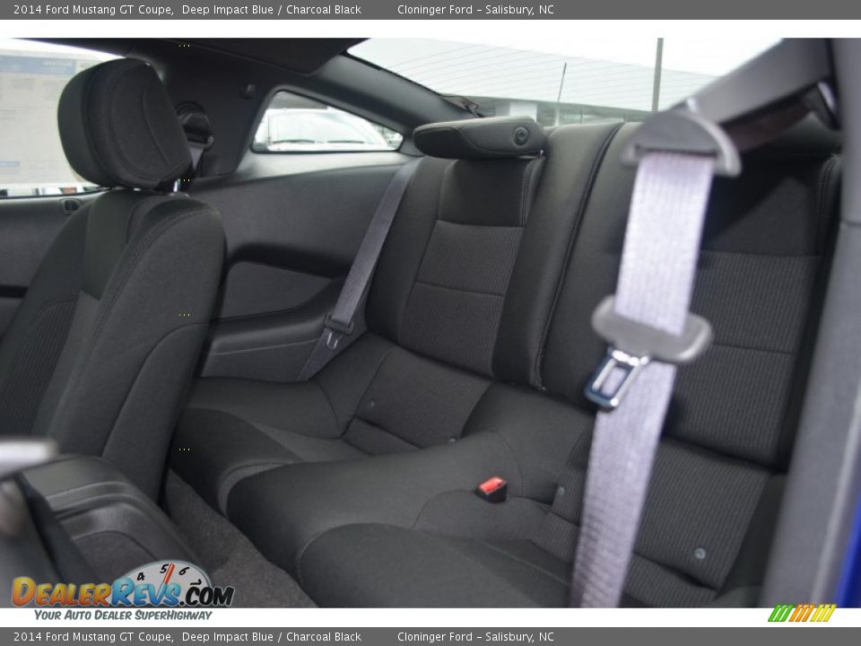 2014 Ford Mustang GT Coupe Deep Impact Blue / Charcoal Black Photo #7