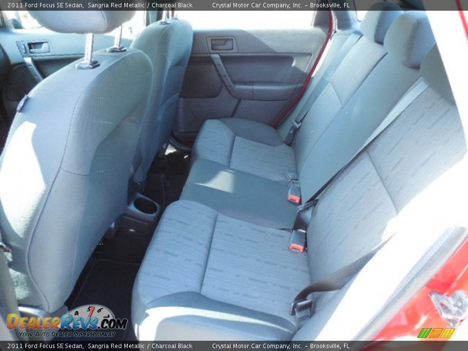 2011 Ford Focus SE Sedan Sangria Red Metallic / Charcoal Black Photo #5