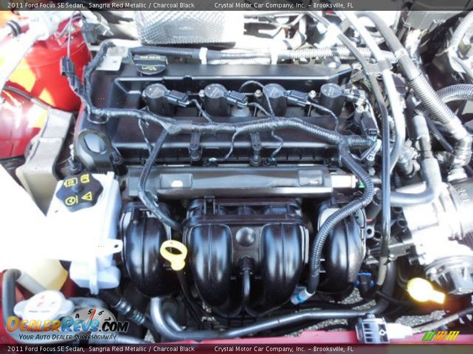 2011 Ford Focus SE Sedan Sangria Red Metallic / Charcoal Black Photo #16