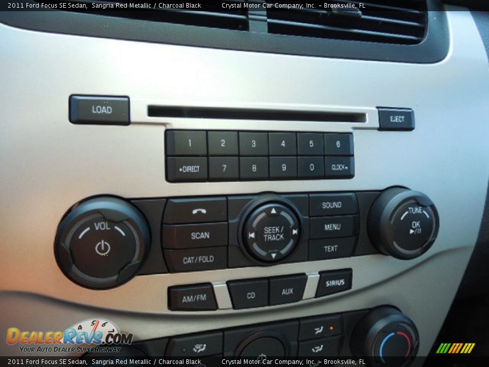 2011 Ford Focus SE Sedan Sangria Red Metallic / Charcoal Black Photo #19