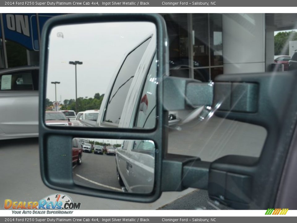 2014 Ford F250 Super Duty Platinum Crew Cab 4x4 Ingot Silver Metallic / Black Photo #28