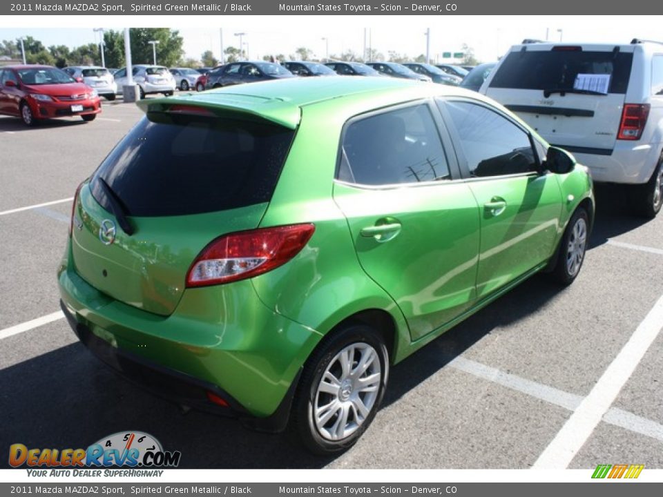 2011 Mazda MAZDA2 Sport Spirited Green Metallic / Black Photo #2