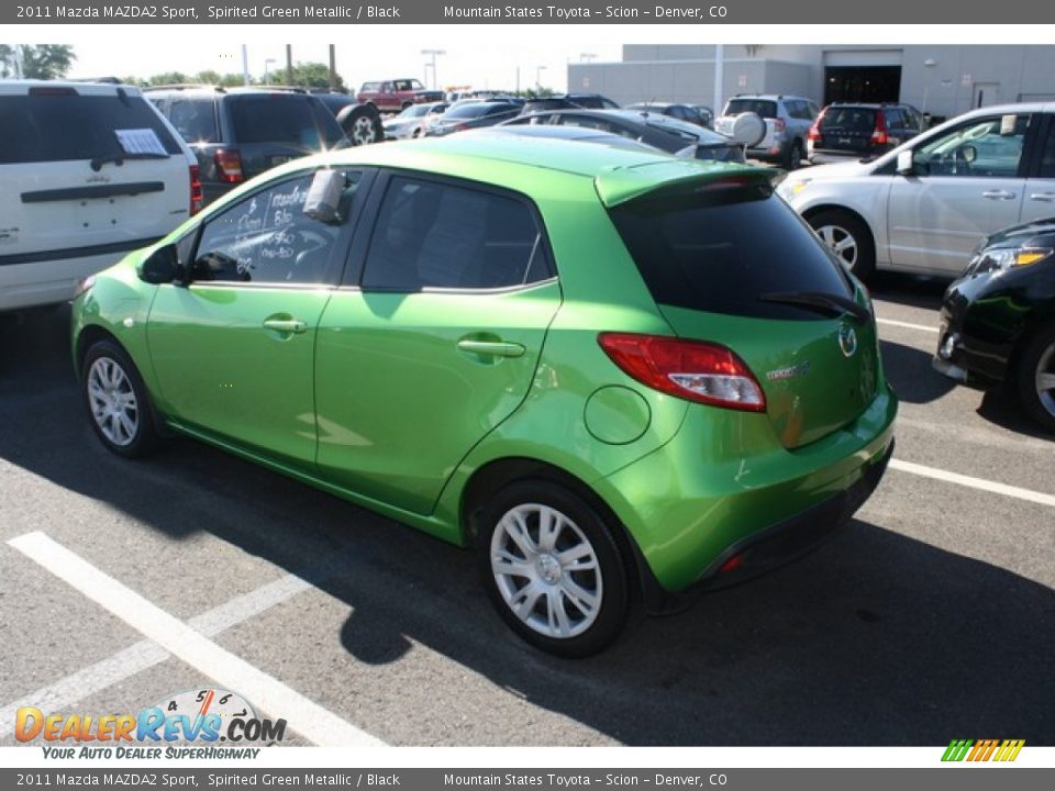 2011 Mazda MAZDA2 Sport Spirited Green Metallic / Black Photo #3