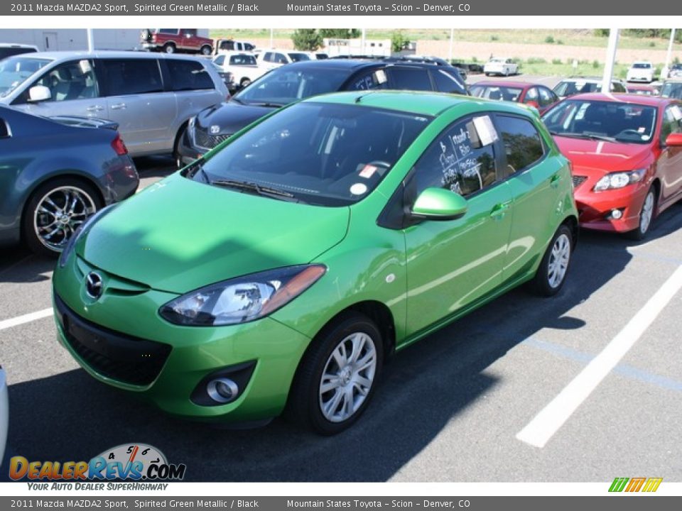 2011 Mazda MAZDA2 Sport Spirited Green Metallic / Black Photo #4