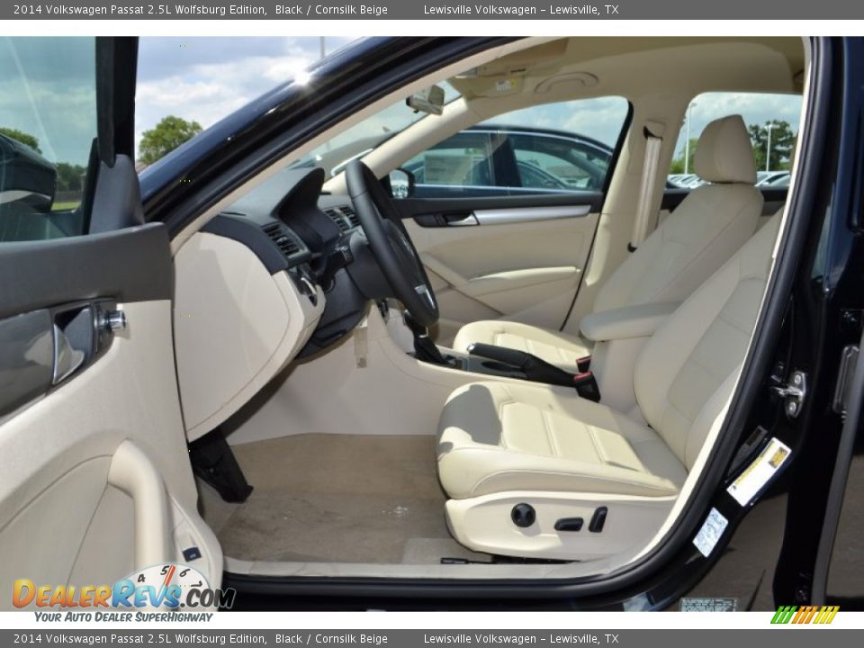 Cornsilk Beige Interior - 2014 Volkswagen Passat 2.5L Wolfsburg Edition Photo #3