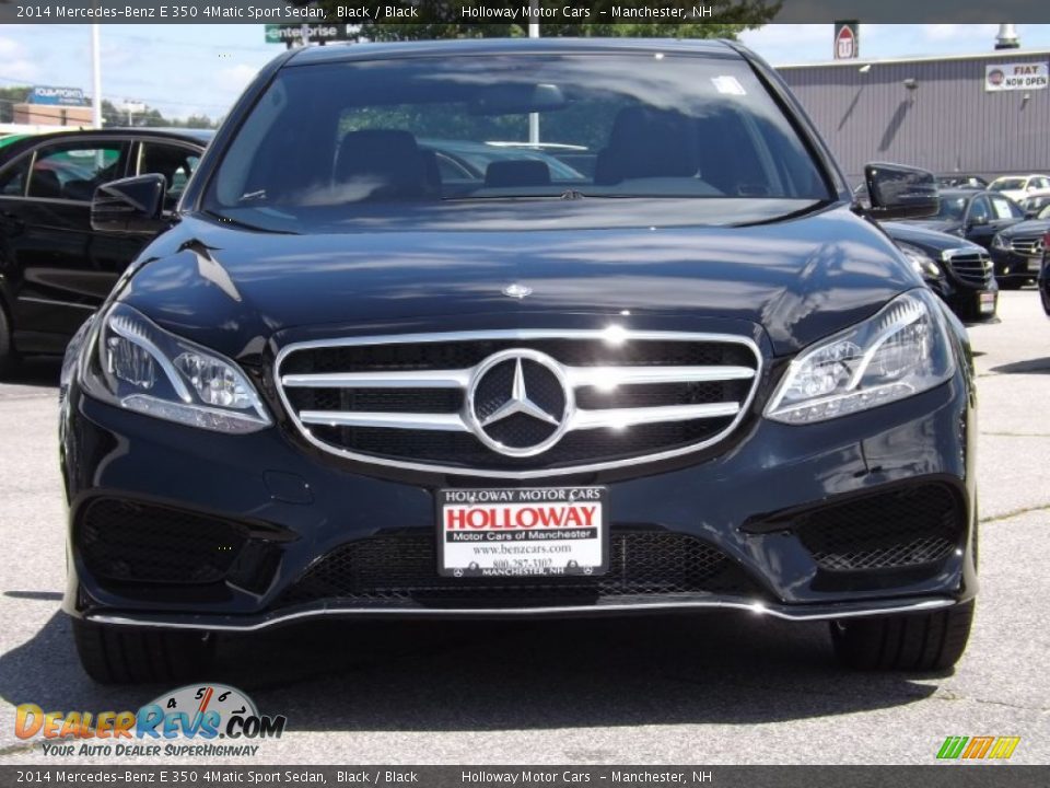 2014 Mercedes-Benz E 350 4Matic Sport Sedan Black / Black Photo #2